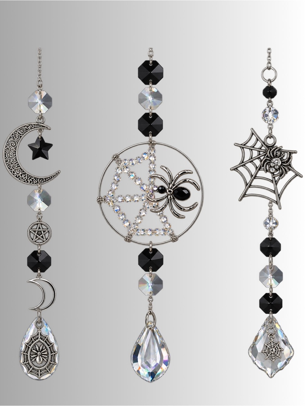 One Crystal Window Charm